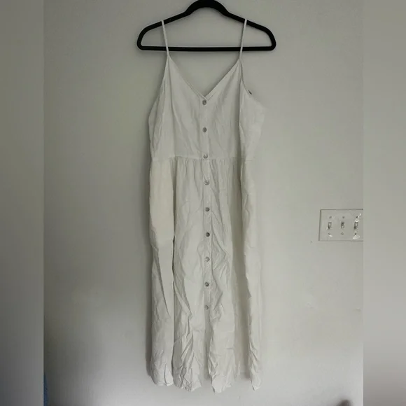 A New Day | White Sleeveless Maxi Sundress | Woman’s Sz XXL✨ - Picture 2 of 5